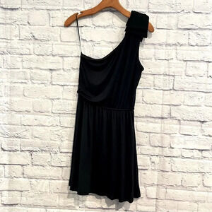 Express One Shoulder Dress‎ Black Size XS